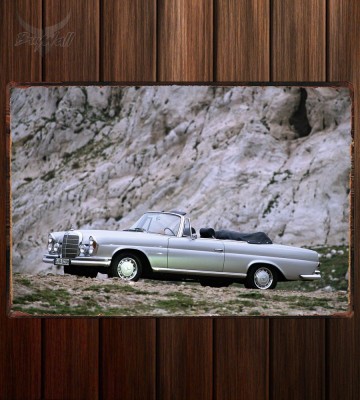 Металлическая табличка Mercedes-Benz S-Klasse Cabriolet (W111-112)1137